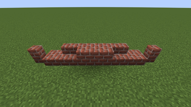 All brick block variants in Minecraft