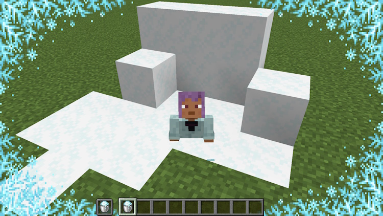 Player freezing in powder snow