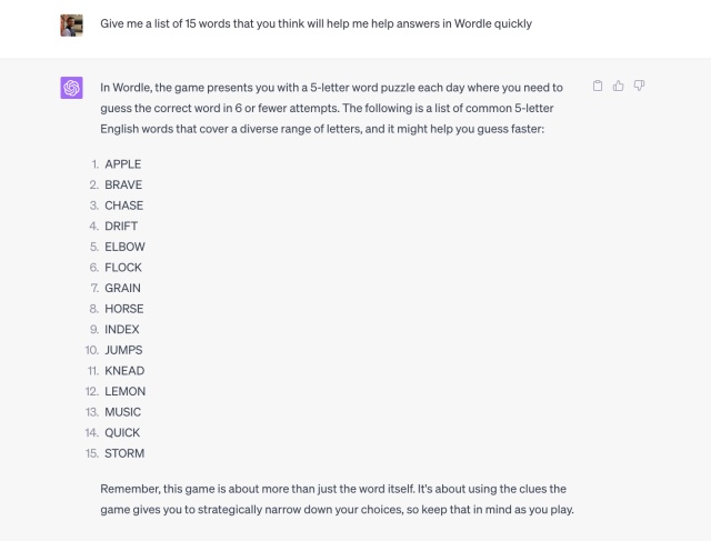 a screenshot of a chatgpt chat