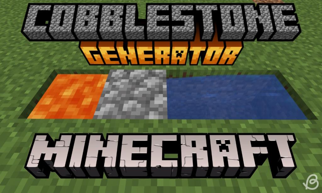 Simple cobblestone generator in Minecraft