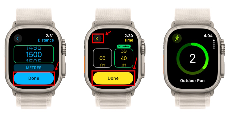 Customize exercise settings on Apple Watch