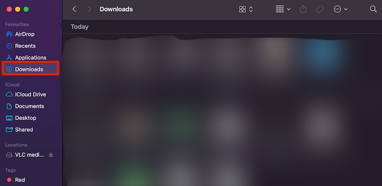 Downloads folder in Mac
