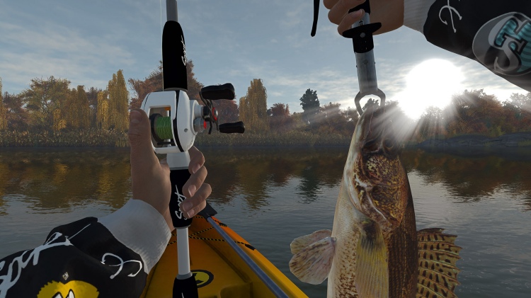 Een in-game screenshot van Fishing Planet voor de beste gratis stoomspellenlijst