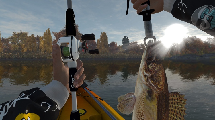 Zrzut ekranu w grze Fishing Planet, aby uzyskać najlepszą listę darmowych gier Steam