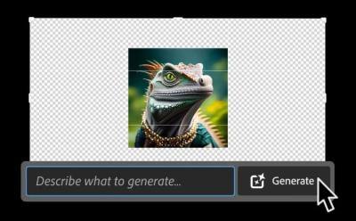 Generative Expand feature in Adobe Photoshop Beta