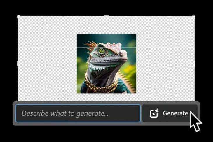 Generative Expand feature in Adobe Photoshop Beta