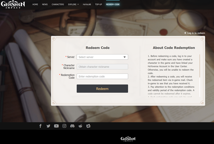 How to redeem codes in Genshin - TechStory
