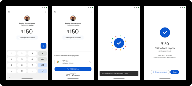 Google Pay UPI Lite