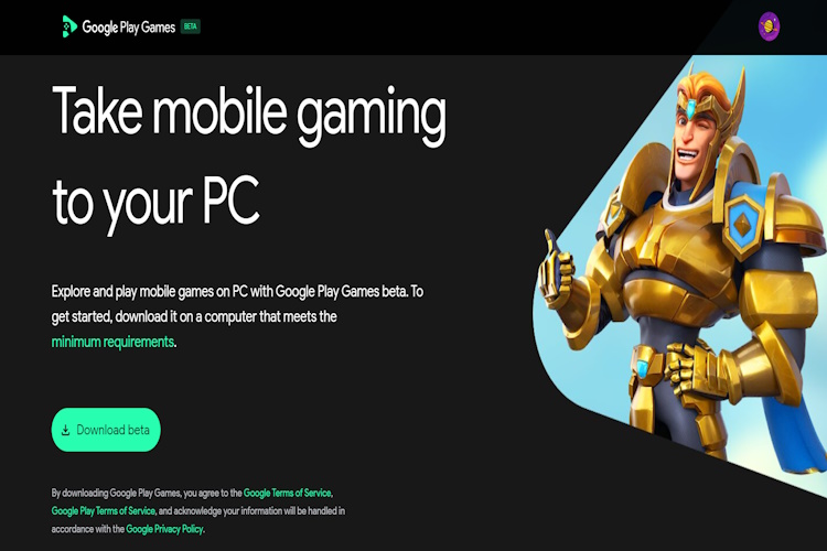 I finally installed Google Play Games Beta for PC, and it's exactly what I  thought it would be