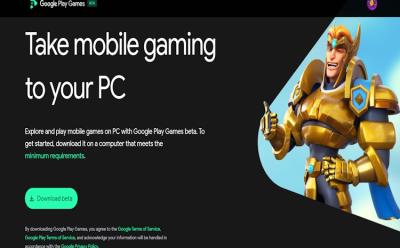 Google Play Games For PC banner image