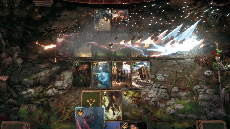 An in-game screenshot of GWENT