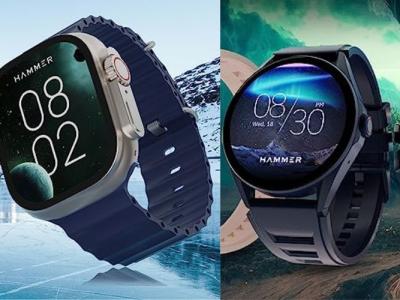 Hammer Active 2.0 smartwatch and Cyclone smartwatch are depicted here