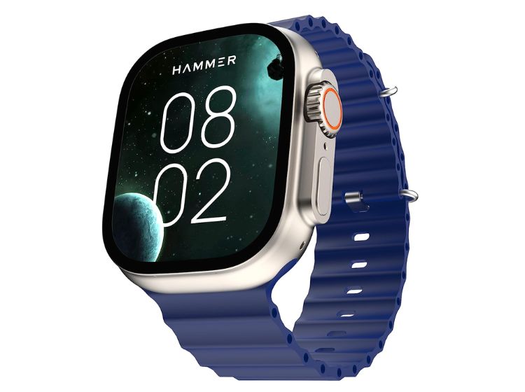 Hammer Active 2.0 smartwatch with blue strap option