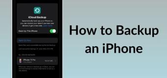How to Backup iPhone
