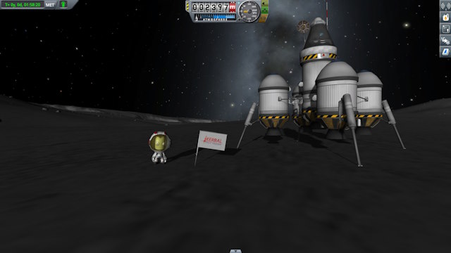 Imagen oficial de Kerbals desde la página de Steam