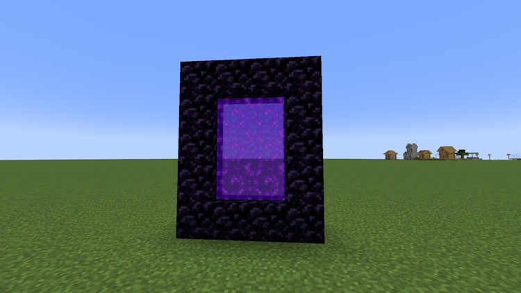 Portail Du Nether Construit