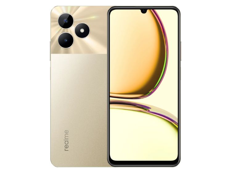 Realme C53 in Gold color option