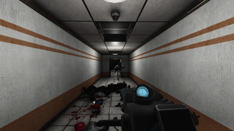 An in-game screenshot of SCP Secret Lab 