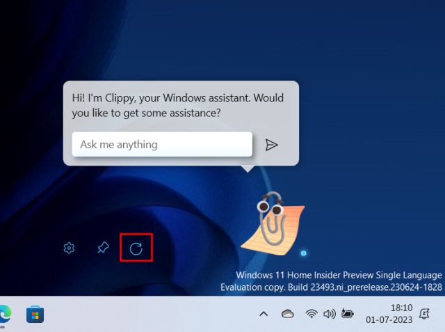 clippy windows 11 working