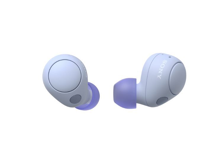 Sony WF-C700N earbuds in blue