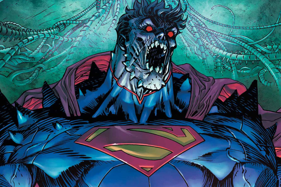 Superman infected with Doomsday virus