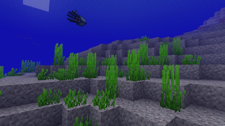 Naturally generated seagrass