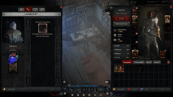 How to Remove Gems from Weapons & Gear in Diablo 4