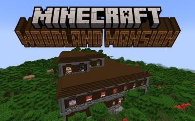 Woodland mansion in Minecraft