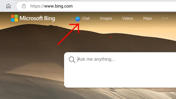 open the new bing chat in microsoft edge