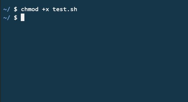 making the bash script executable for all users