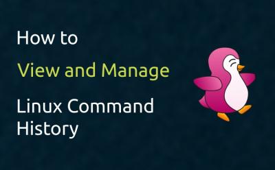 featured image for how to view and manage Linux command history