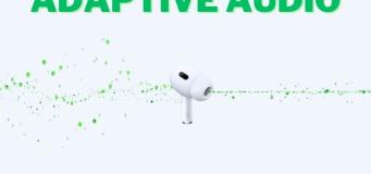 how to turn on and use adaptive audio on airpods