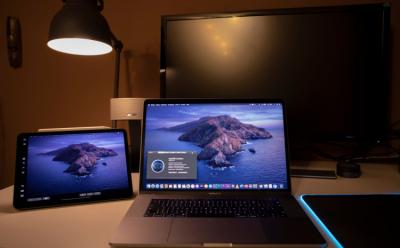 MacBook and iPad on a desk