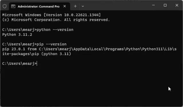 Pip через cmd. Pip через cmd