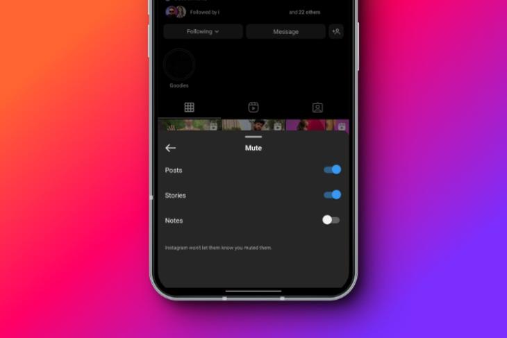 mute instagram posts and stories