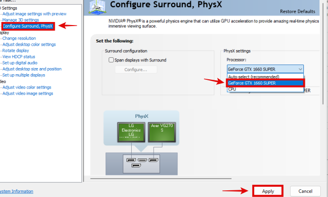 Fps nvidia control online panel