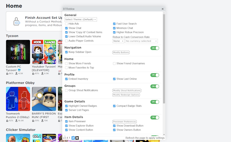 roblox settings 2