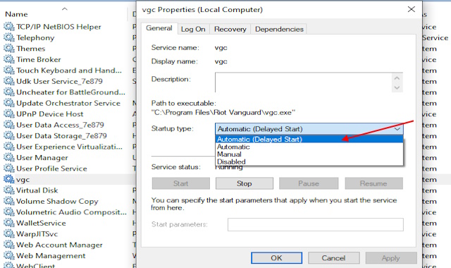 vgc Fix for Windows Valorant