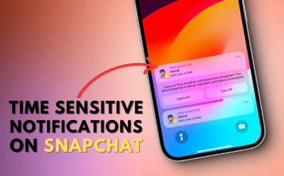 what time sensitive notifications on snapchat mean