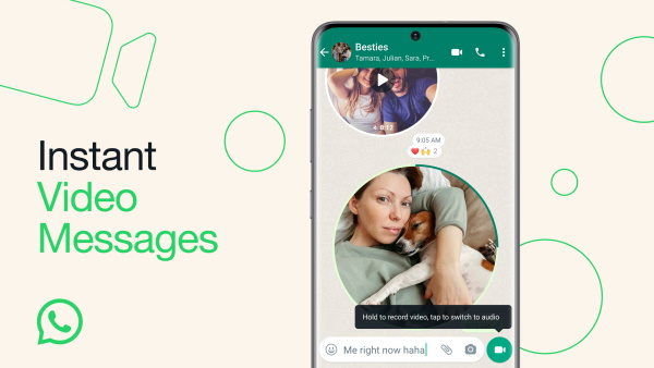 WhatsApp introduces video messages