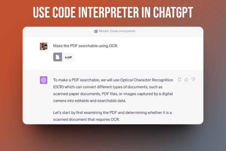 How to Enable and Use Code Interpreter in ChatGPT | Beebom