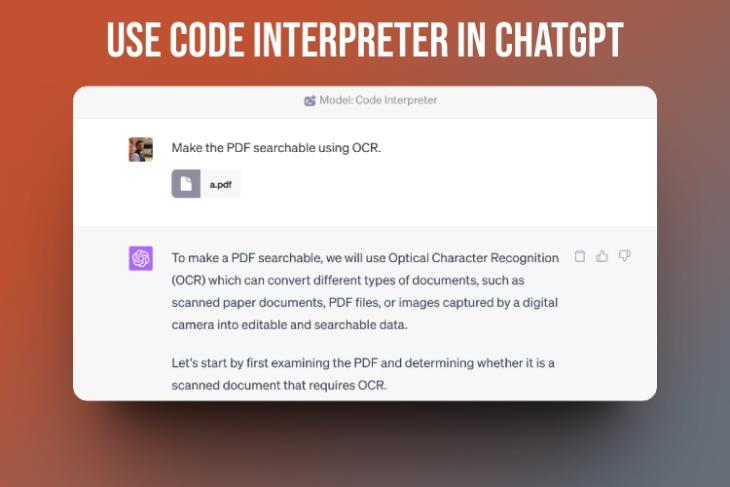 use code interpreter in chatgpt