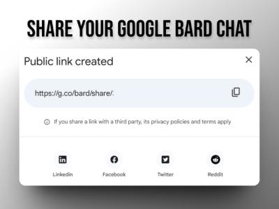 share your google bard chat