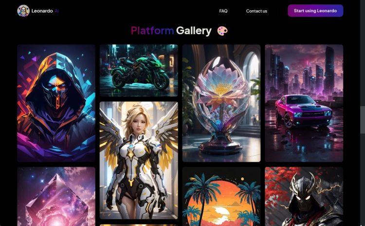 Leonardo.AI website