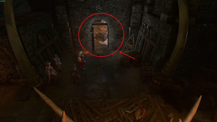 Baldurs Gate 3 Shattered Sanctum treasure gate