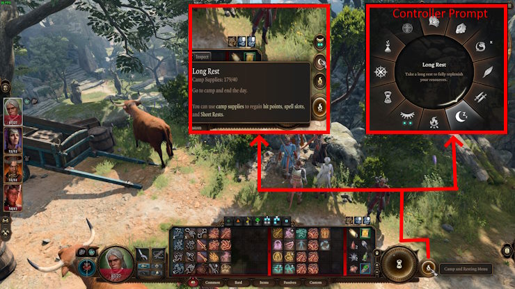 Como descansar em Baldur's Gate 3: descanso curto e longo explicado 2 Baldurs Gate 3 longo descanso no acampamento