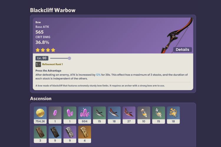 Blackcliff Warbow