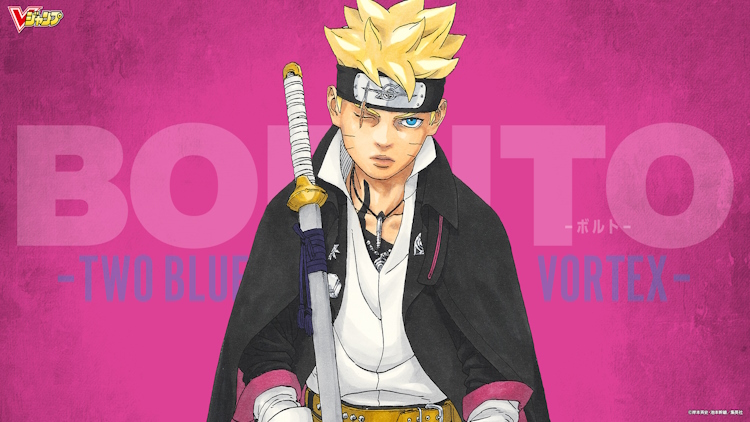 Boruto 's new look after time skip in the Boruto: Two Blue Vortex