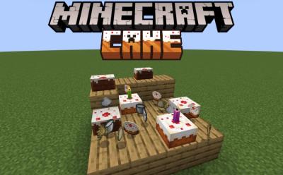 Cake and items needed to craft it in Minecraft