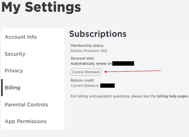 How To Cancel Roblox Premium In 2025 Beebom Cancel Premium Option In Roblox Website 